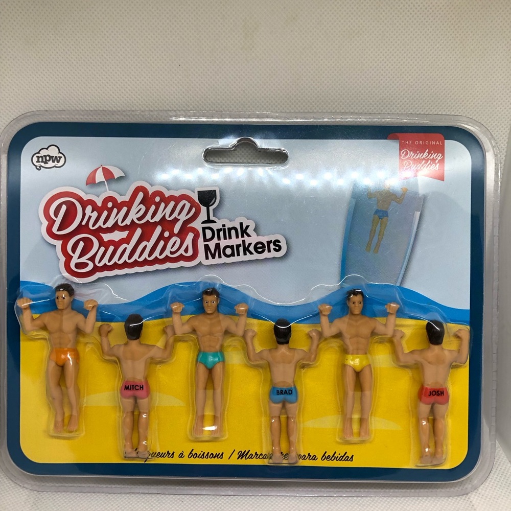 The Original Drinking Buddies Drink Markers